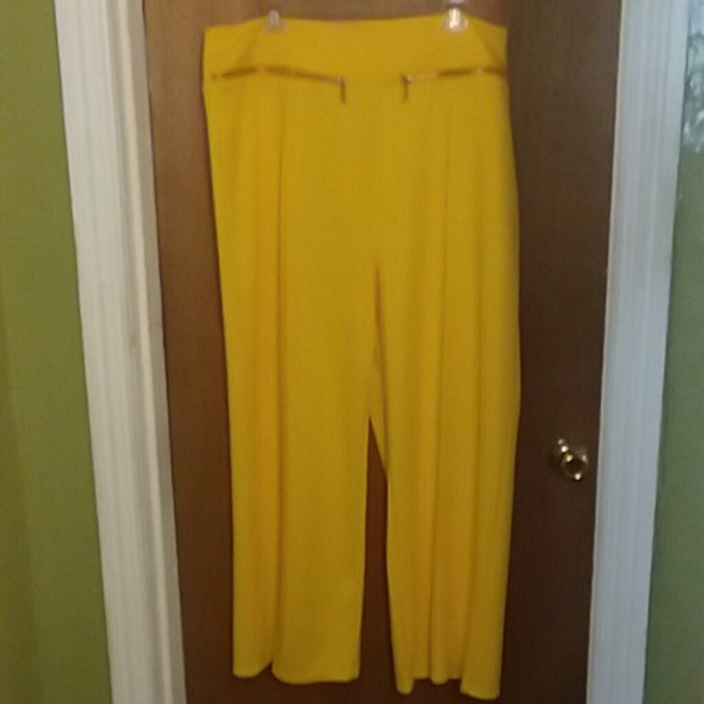 A pair of yellow pants